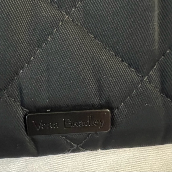 Vera Bradley Black Quilted Wristlet - Picture 2 of 3